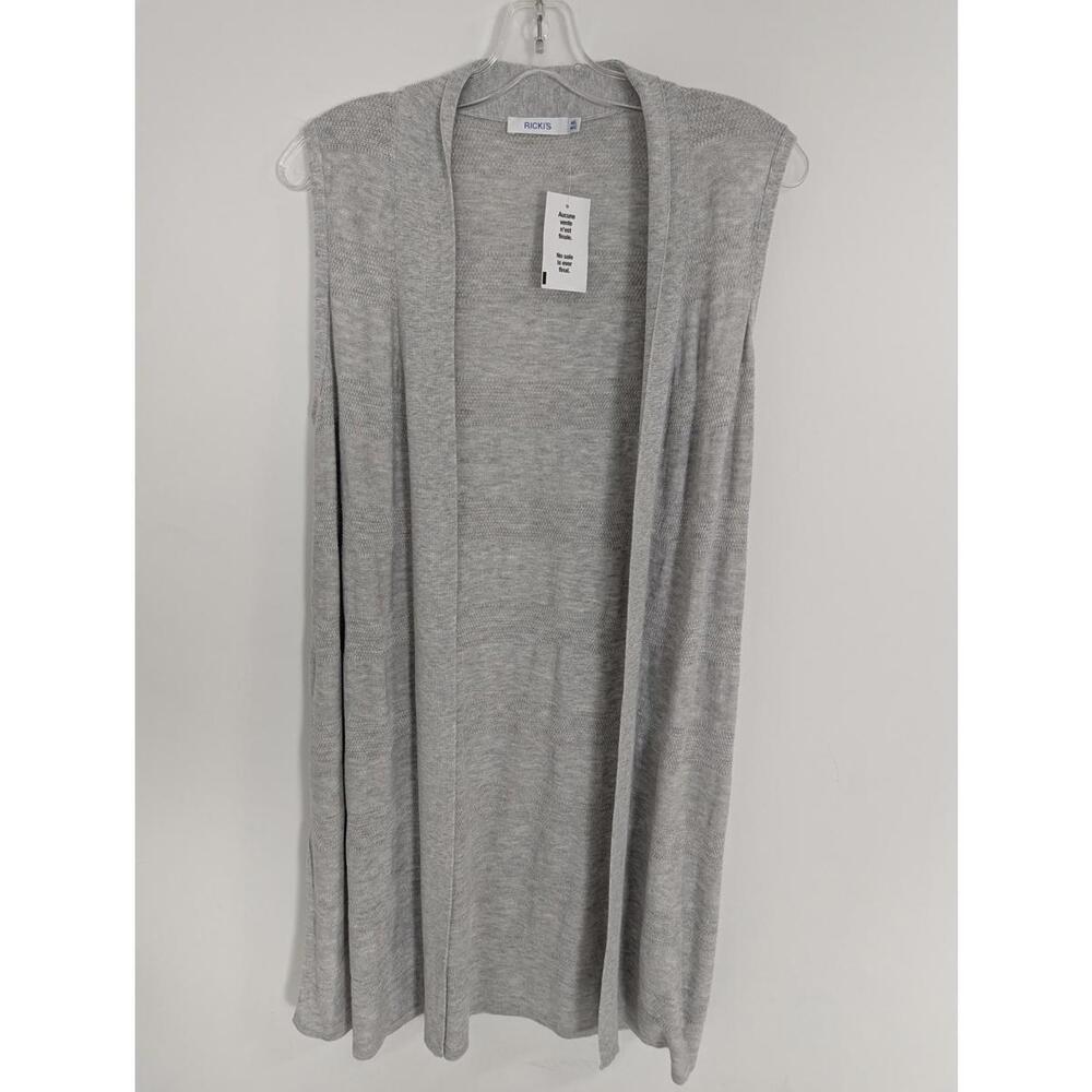 Ricki's Women's Open Front Maxi Cardigan Size Large Seasonal